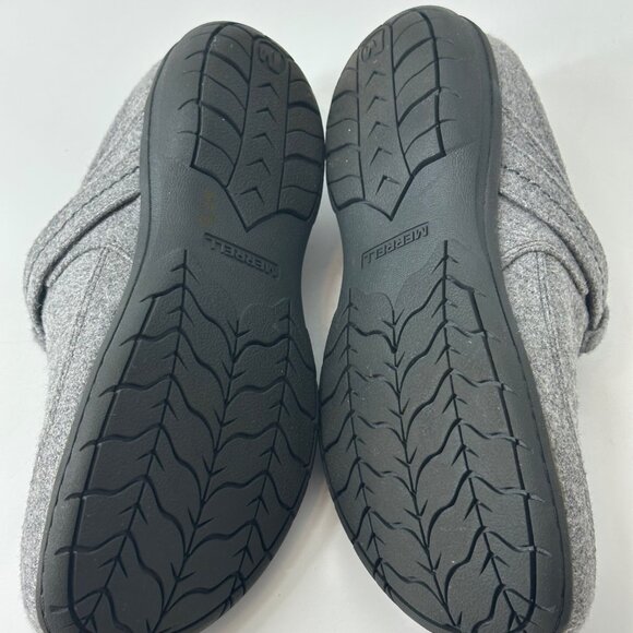 Merrell Womens Wool Slip-On Shoes With Adjustable Strap Gray Size Comfortable - Picture 8 of 11